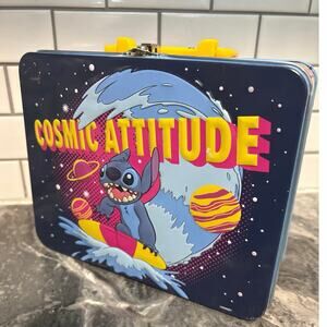 Spin Master Games Disney Lilo & Stitch Cosmic Attitude Metal StorageTin Lunchbox